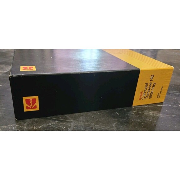 Vintage Kodak Carousel Transvue 140 Slide Tray with Original Box Gray For Slides - Picture 8 of 16